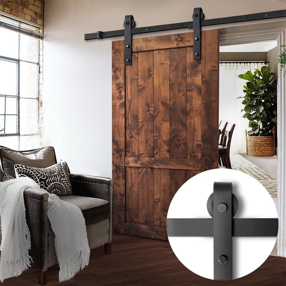 Cefito Sliding Barn Door Hardware Track Roller Set 3.66m Slide Office